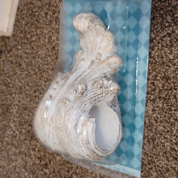 Curtain Rod drapery Bracket Gold/white - Picture 8 of 8